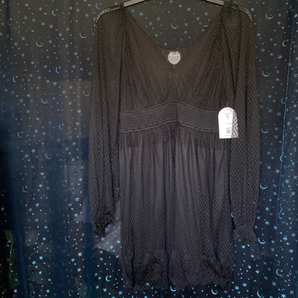 Arula size X (XL) black cocktail dress. NWT.